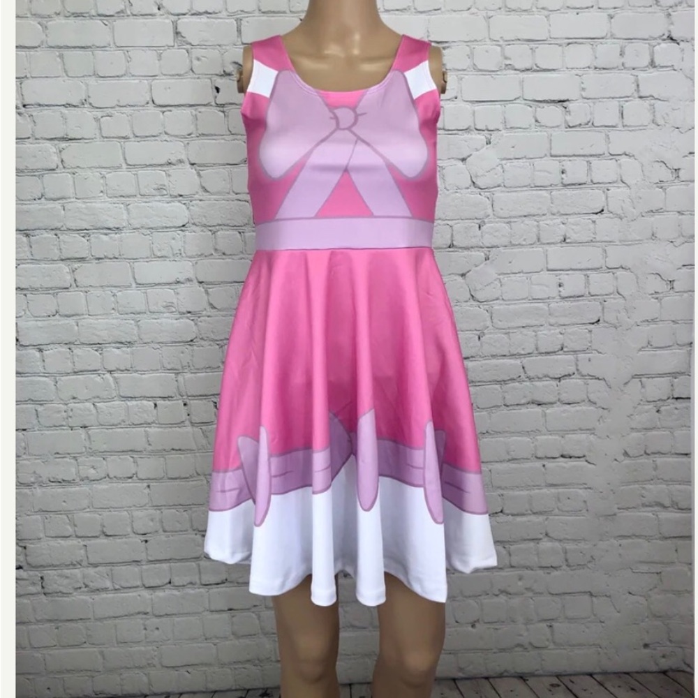 Kawaiian Pizza Apparel Cinderella‎ Inspired Skater Dress SZ Extra Small